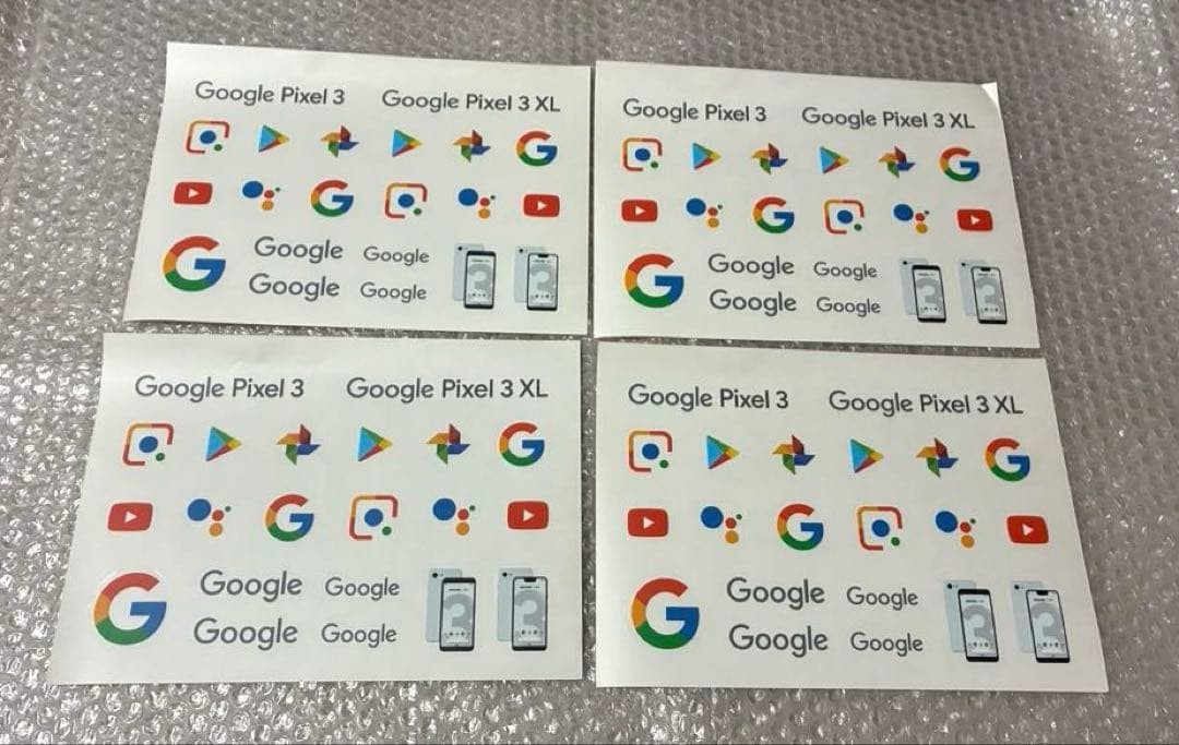 4 pieces not for sale Google Google sticker sticker