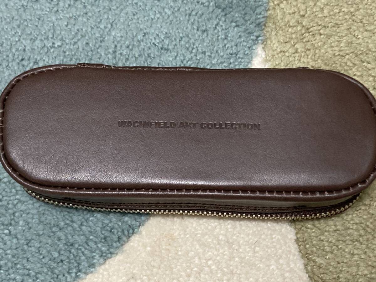Wachifield Dayan Leather Glasses Case Japan Collectible Gift 6x16x3.5 cm