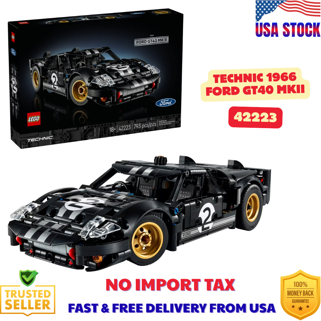LEGO #42223: 1966 Ford GT40 MKII Race Car: Brand New in Box!