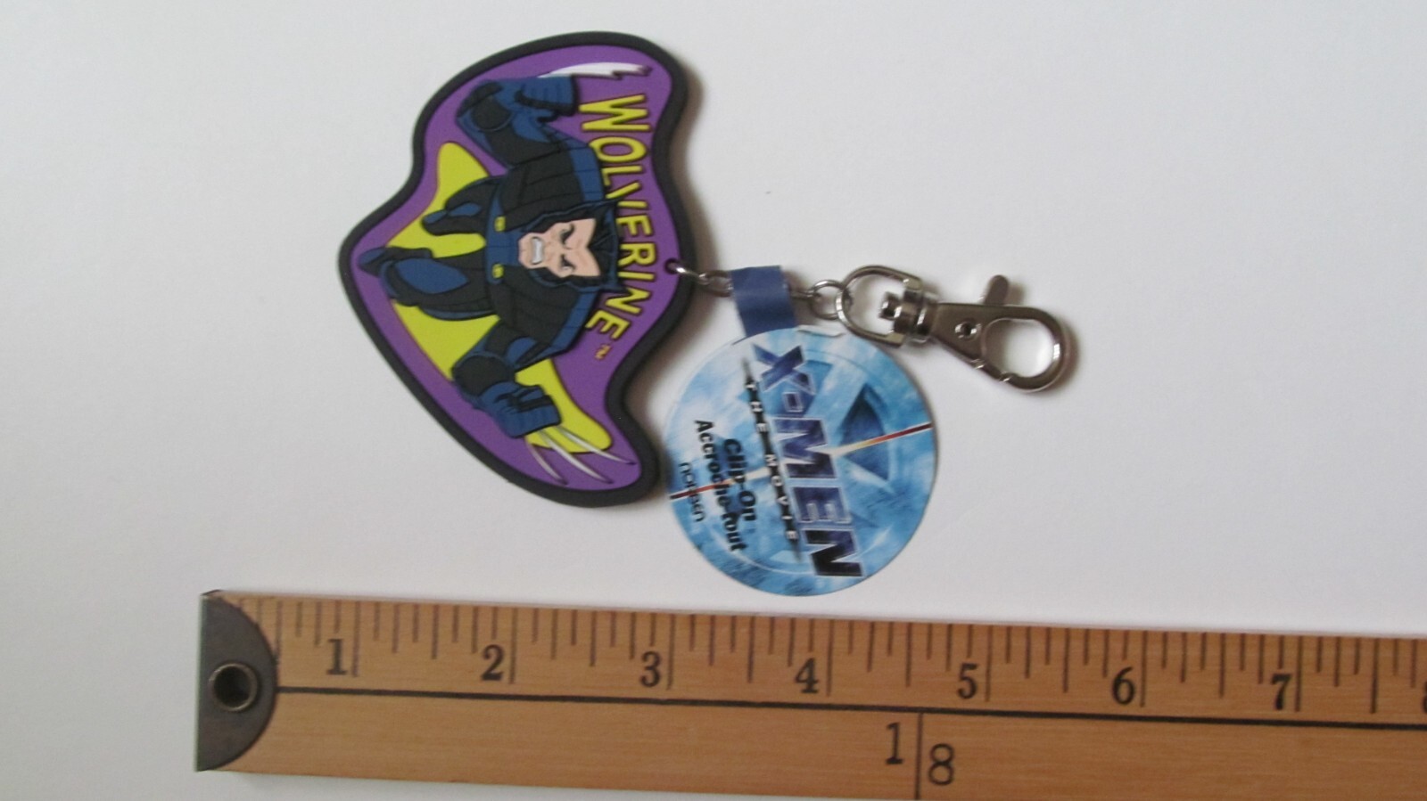 4 millenium KEYCHAIN CLIPS MARVEL COMICS XMEN X-MEN WOLVERINE STORM CYCLOPS