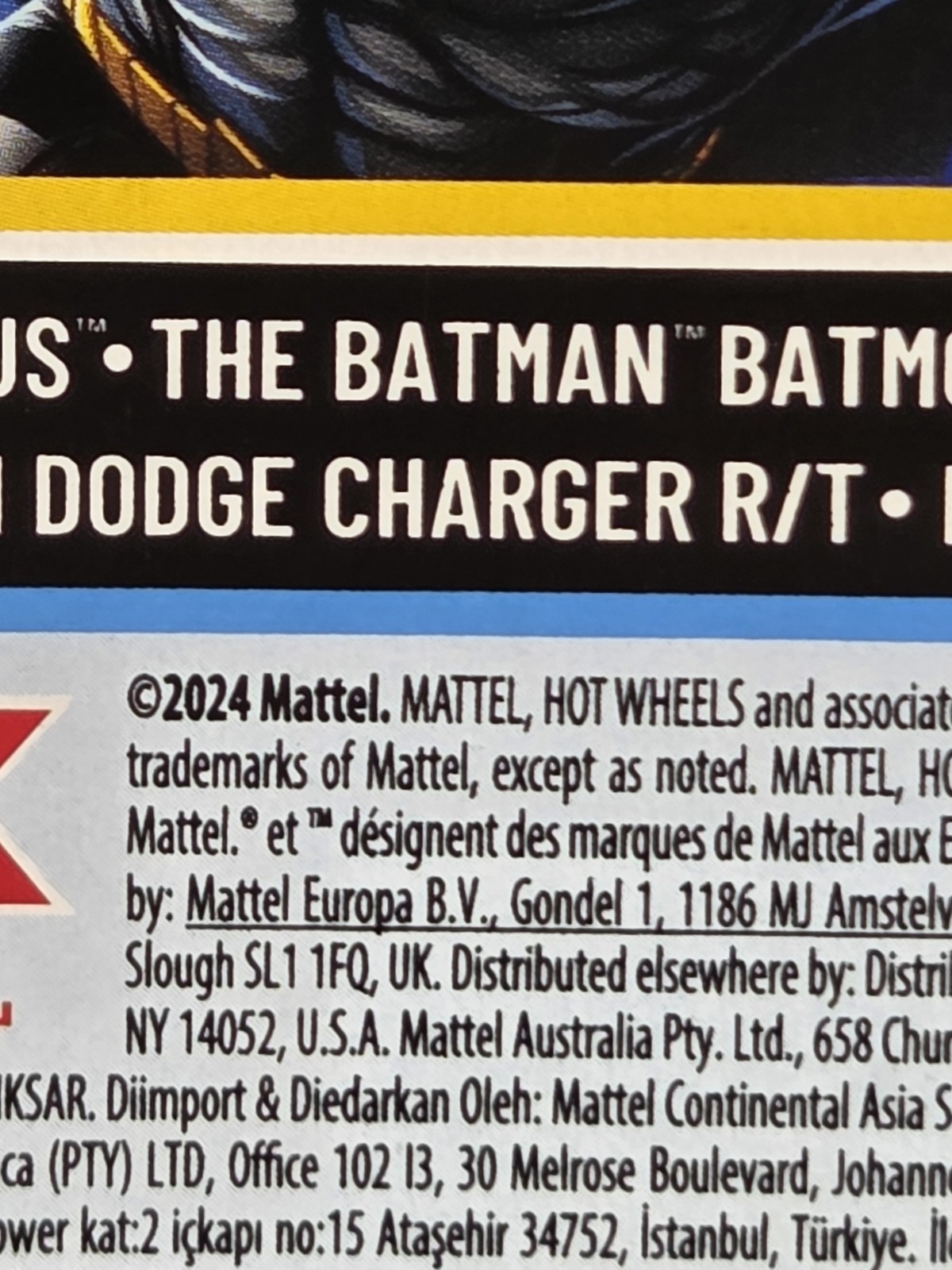 2024 Hot Wheels DC Batman 5 Pack Diecast 1:64 Scale New ,Blue Chrome Bat Mobile