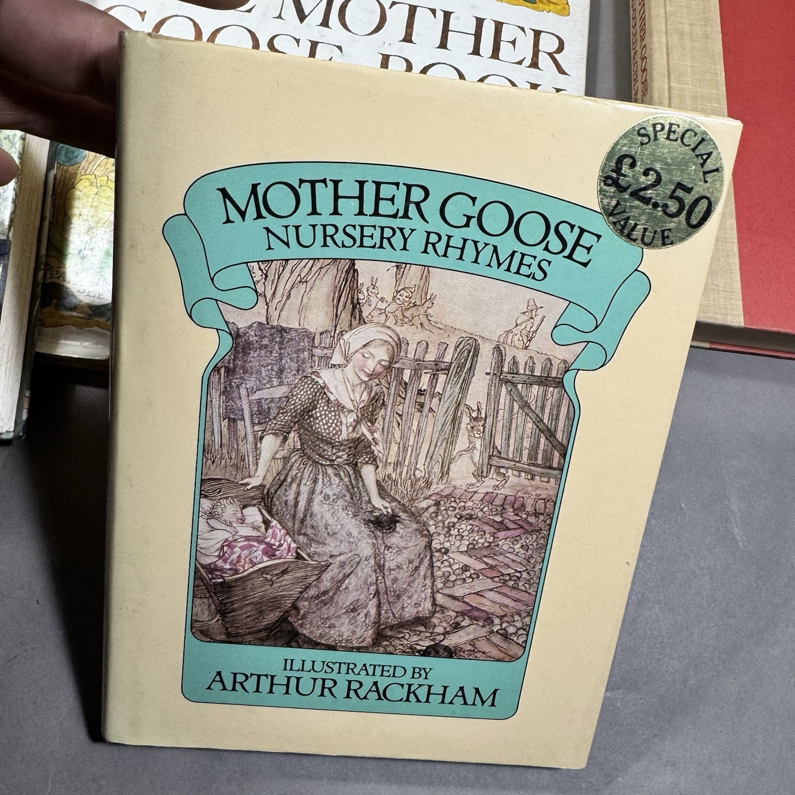 Vintage MOTHER GOOSE Fairy Tale Children’s Book Lot of 7 Books