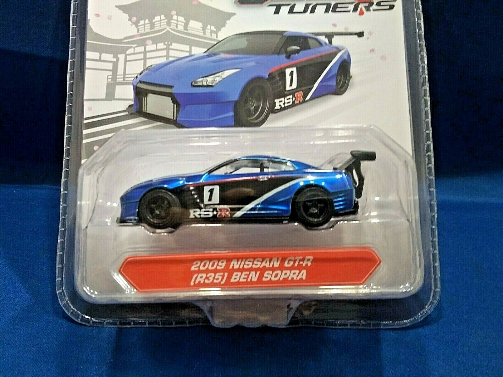 JDM Tuners 2009 Nissan GT-R (R35) Ben Sopra Blue Die-Cast 1:64 Scale Jada Toys