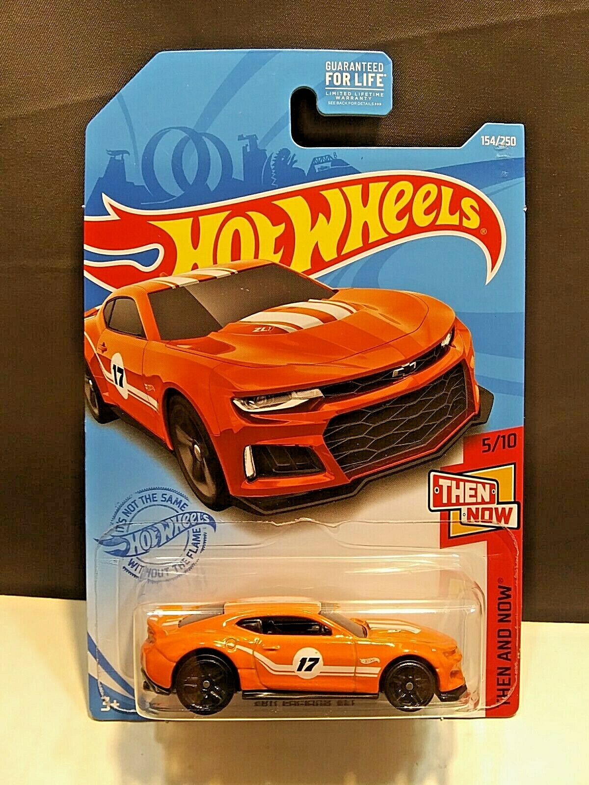 Hot Wheels 2017 Camaro ZL1 Orange Muscle Car Then & Now Series #5/10 Die-Cast