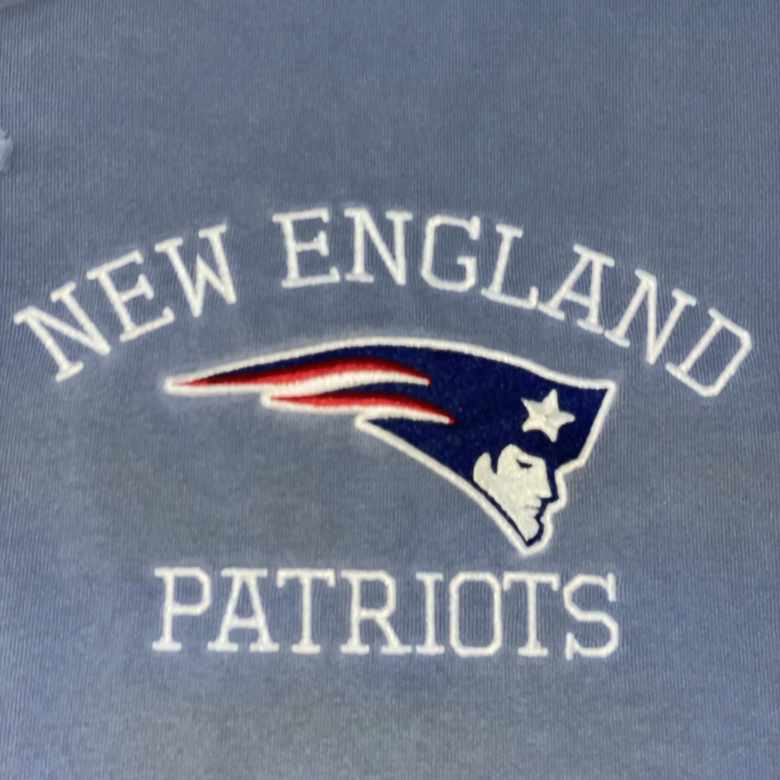 New England Patriots Comfort Colors Men’s Blue Hoodie Size XL