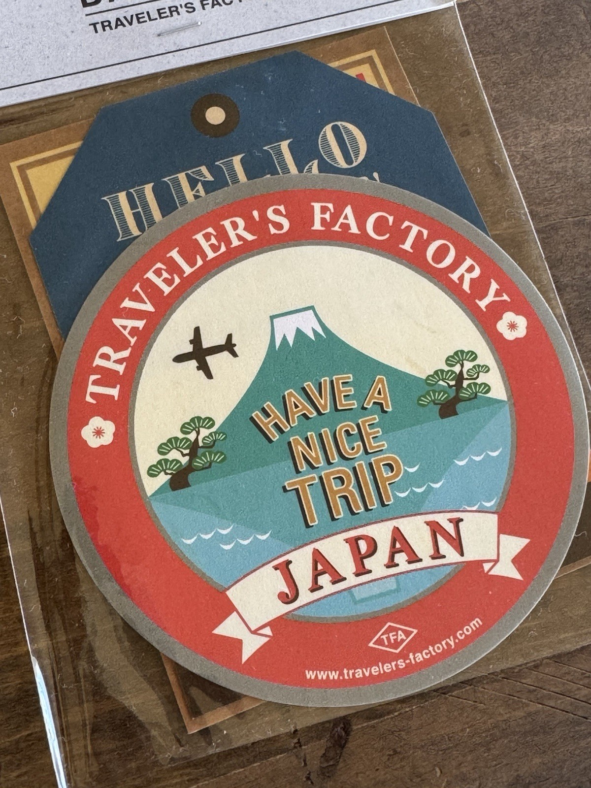 Travelers Factory Airport Narita Airport Limited Sticker Set of 3