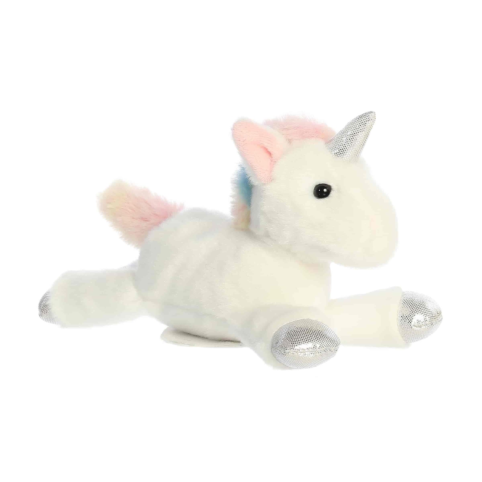 Aurora Shoulderkins Star Unicorn Plush 7in White Kids Costume Buddy