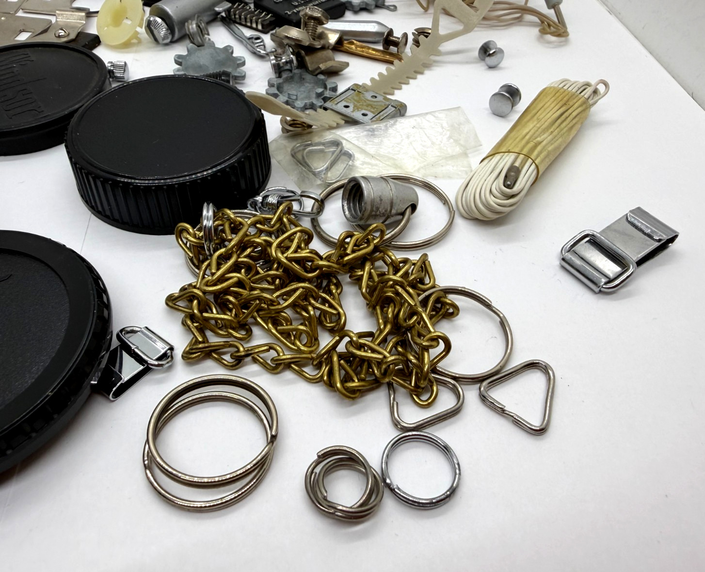 Vintage Junk Drawer Random Camera Parts – Usable Mixed Lot For Repair Stash