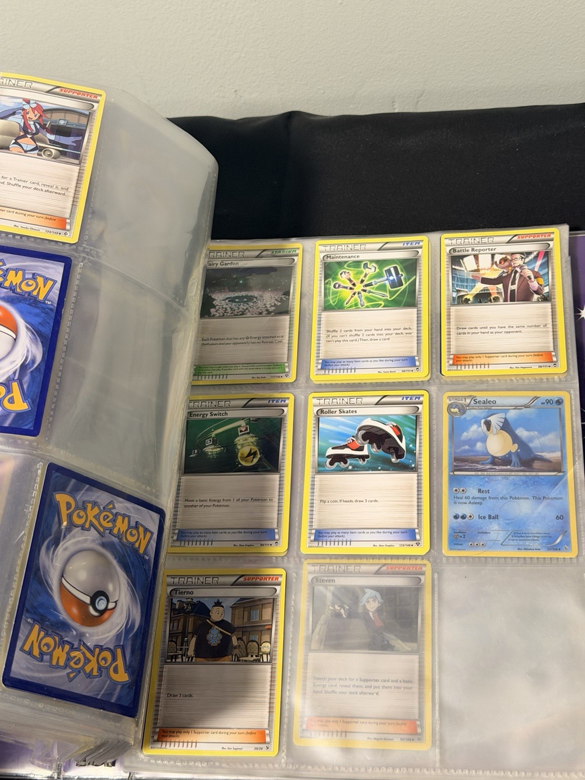 Mystery Pokémon Binder About Half Full Random Cards