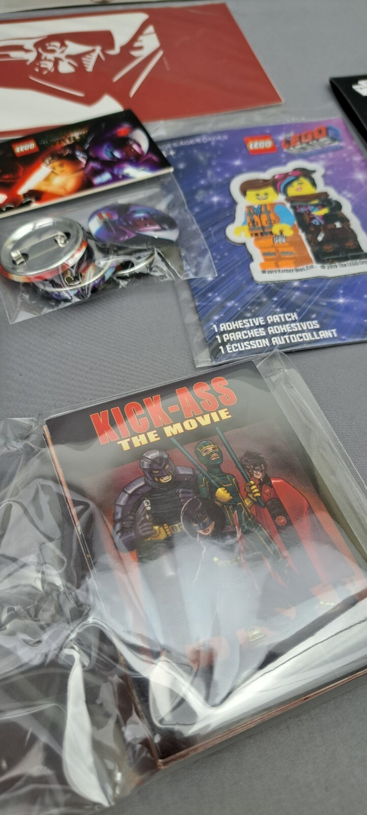 Stars Wars, Marvel, Lego Junk Drawer Lot Lanyard, Decals, Fan Club Card, Lego…
