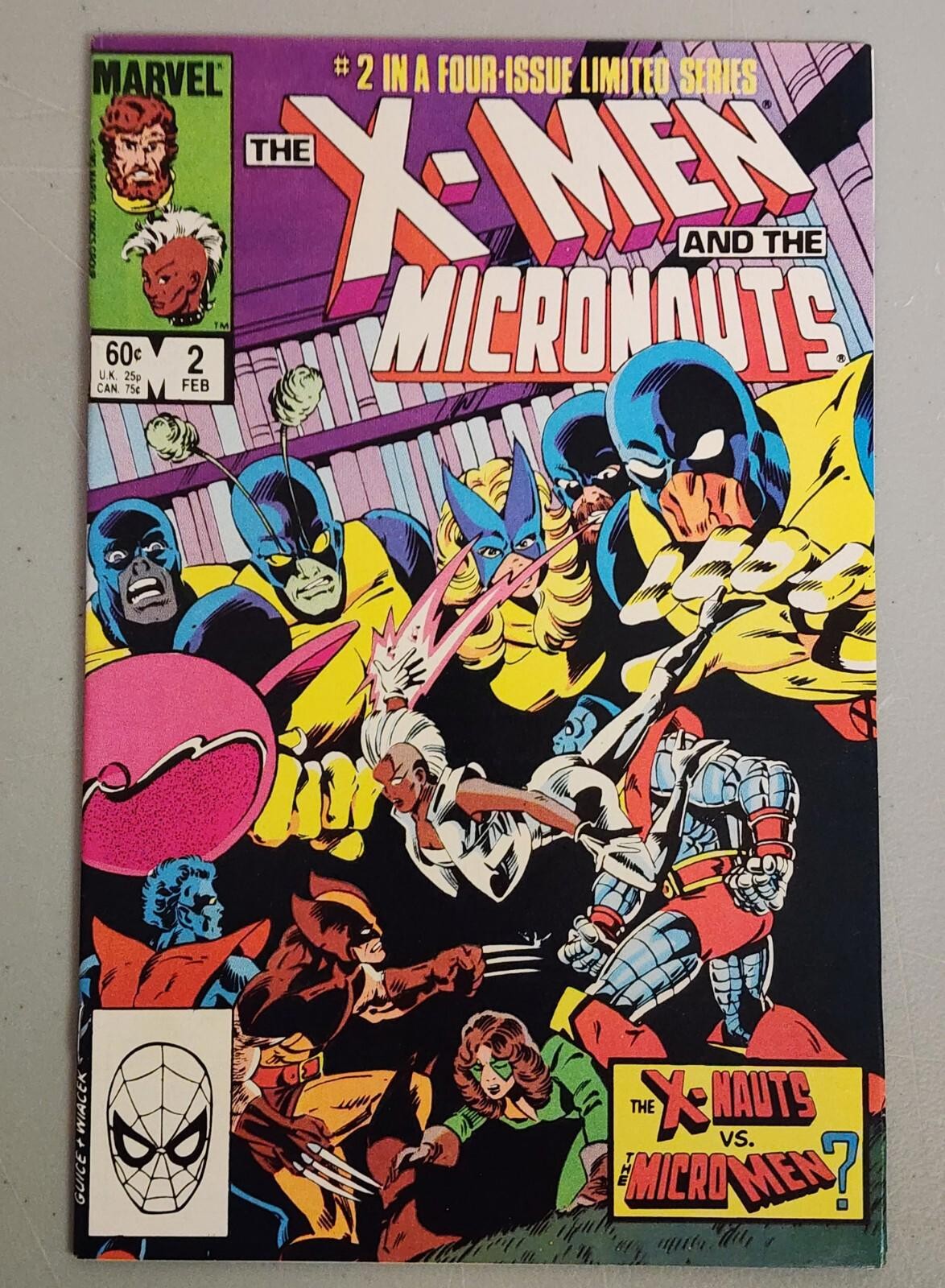 X-Men and The Micronauts #1 2 3 VF/NM or Better Marvel 1984 lot of 3