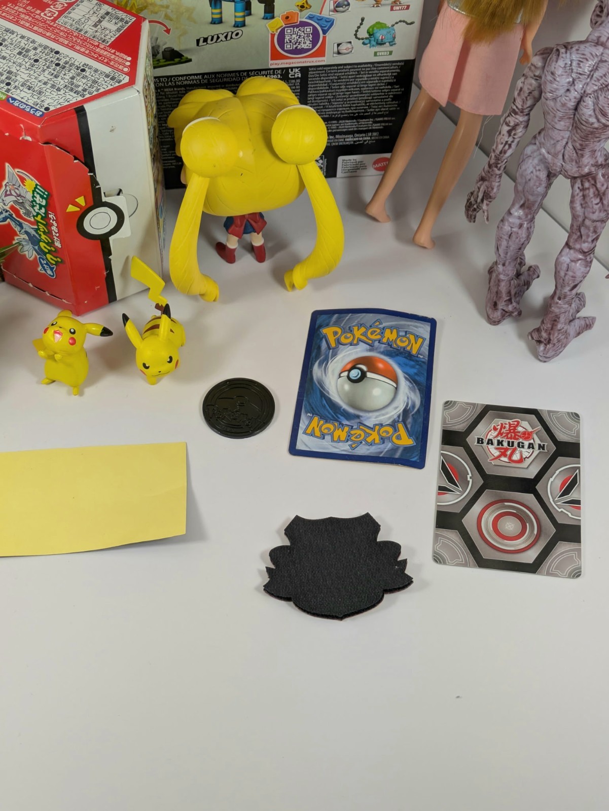 Junk Drawer Lot Pokemon Bakugan Skylanders Takara Sailor Moon Demigorgon