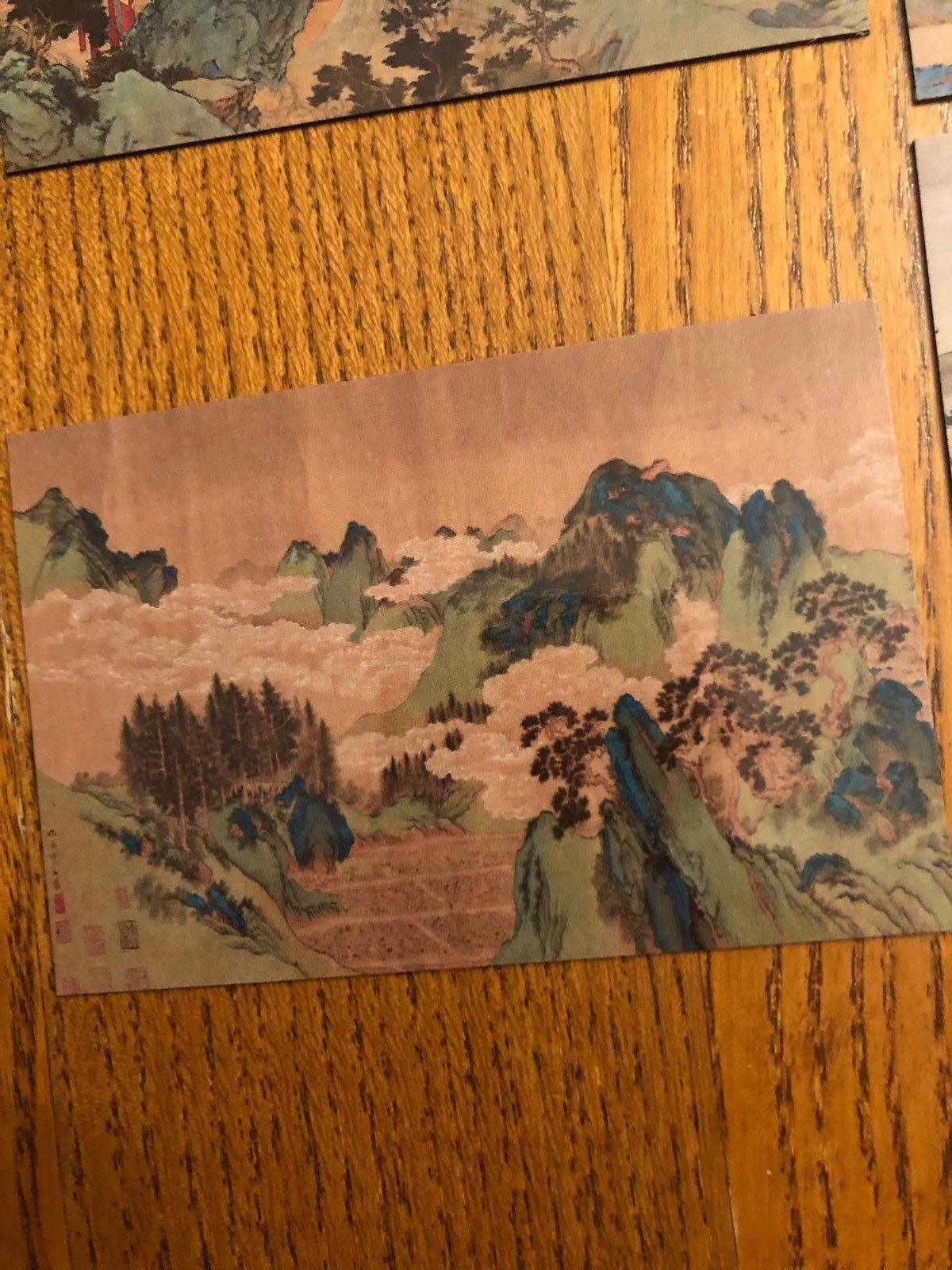 Qiu Ying fridge magnets Chinese classical art Ming Dynasty China illustration