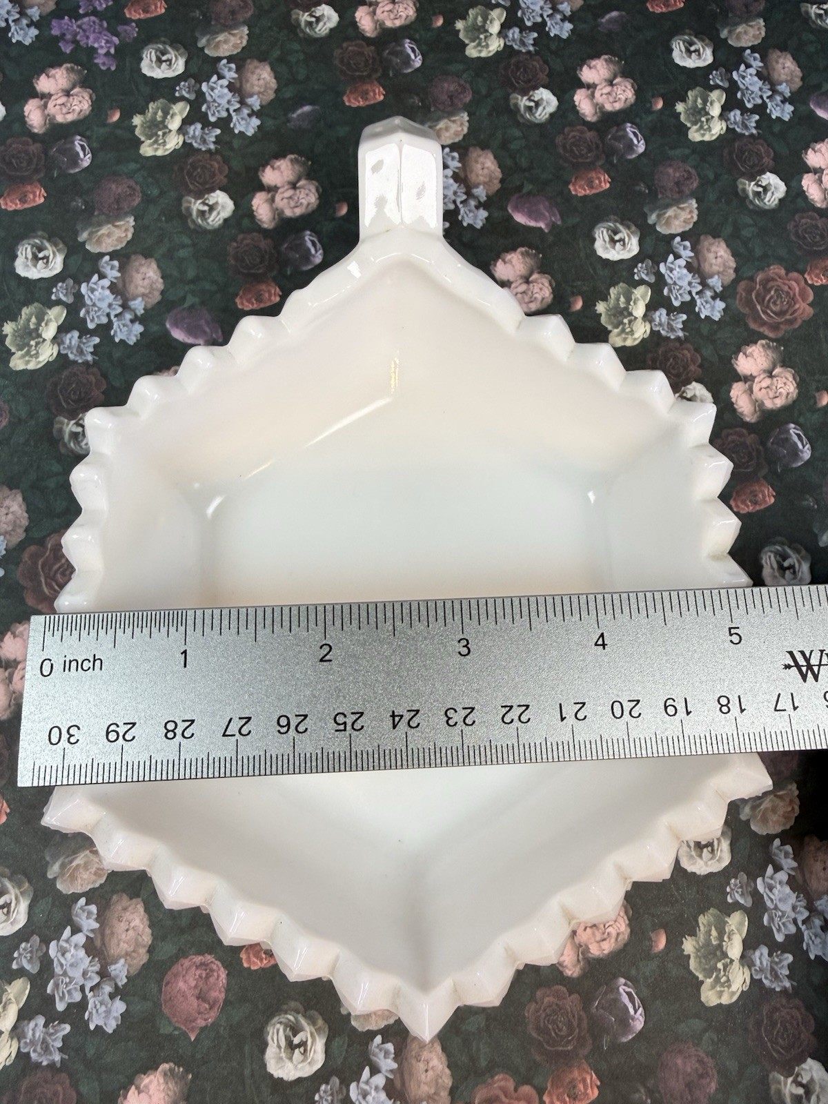 Vintage Westmoreland White English Hobnail Milk Glass Candy Dish