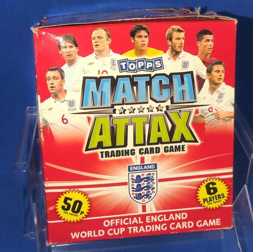 Out of print, limited to 1 box, World Soccer MATCH ATTAX ENGLAND