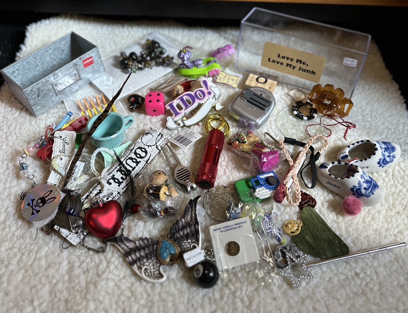 3.6 Lbs Toys “Junk Drawer” assorted collectibles 10+ used mixed Collectibles