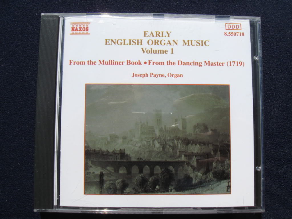EARLY ENGLISH ORGAN MUSIC VOLUME 1 CD