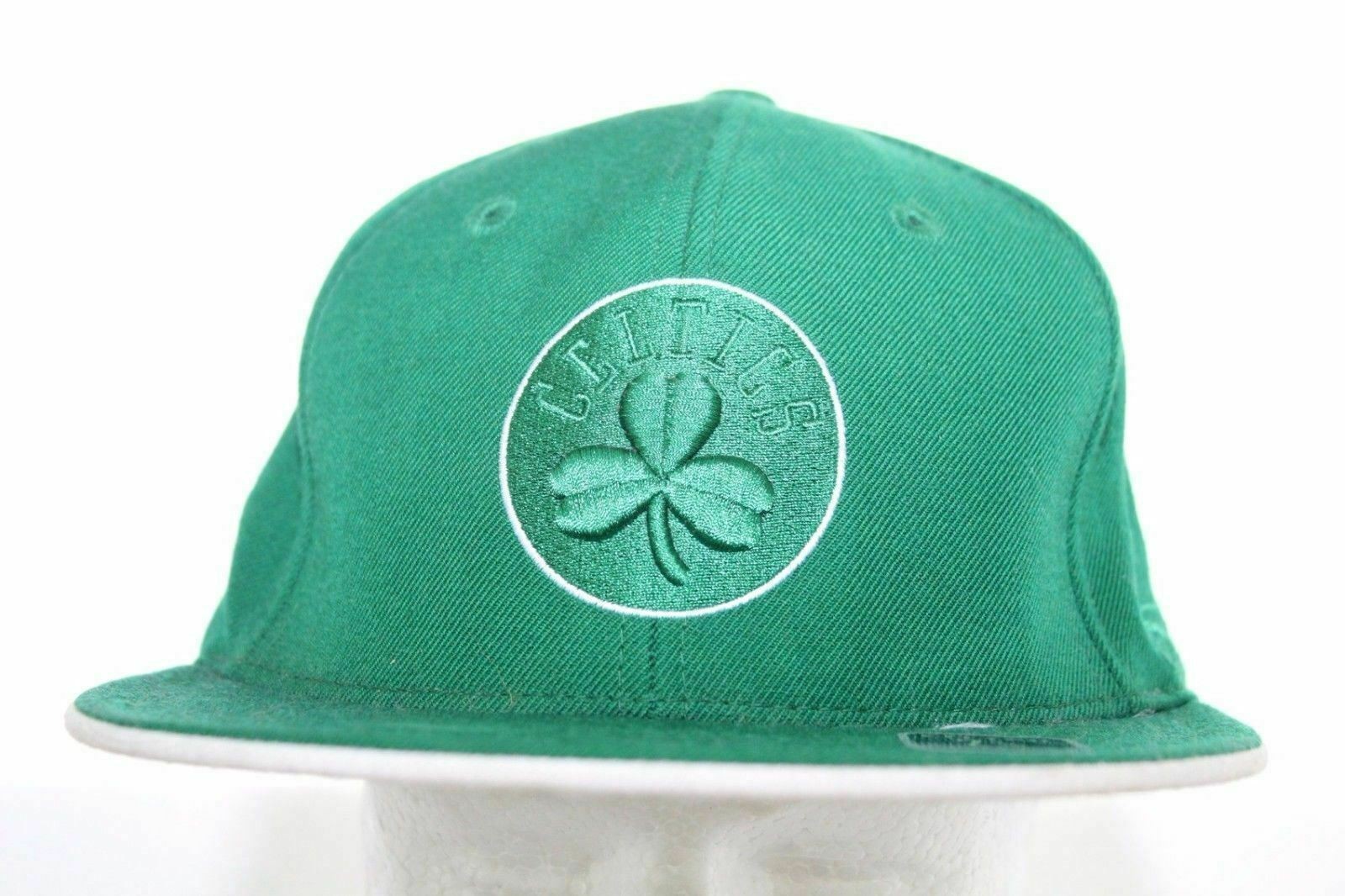 Boston Celtics Reebok Hat – Wool / Acrylic – NBA Green Fitted Cap Size 7 3/8