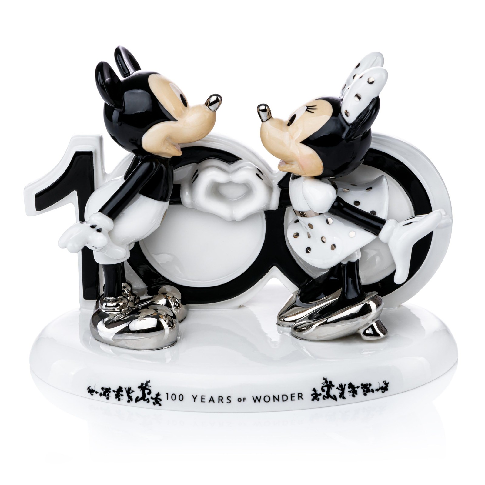The English Ladies Co Disney 100 Years Mickey and Minnie Figurine
