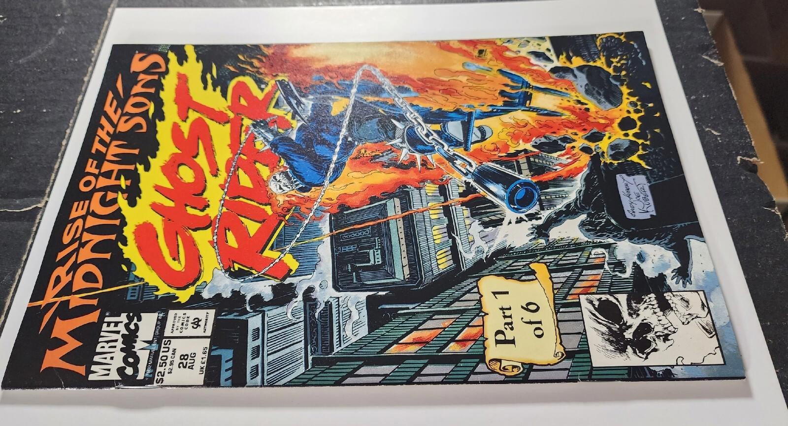 Ghost Rider #28 NM Direct Marvel 1990 Unbagged