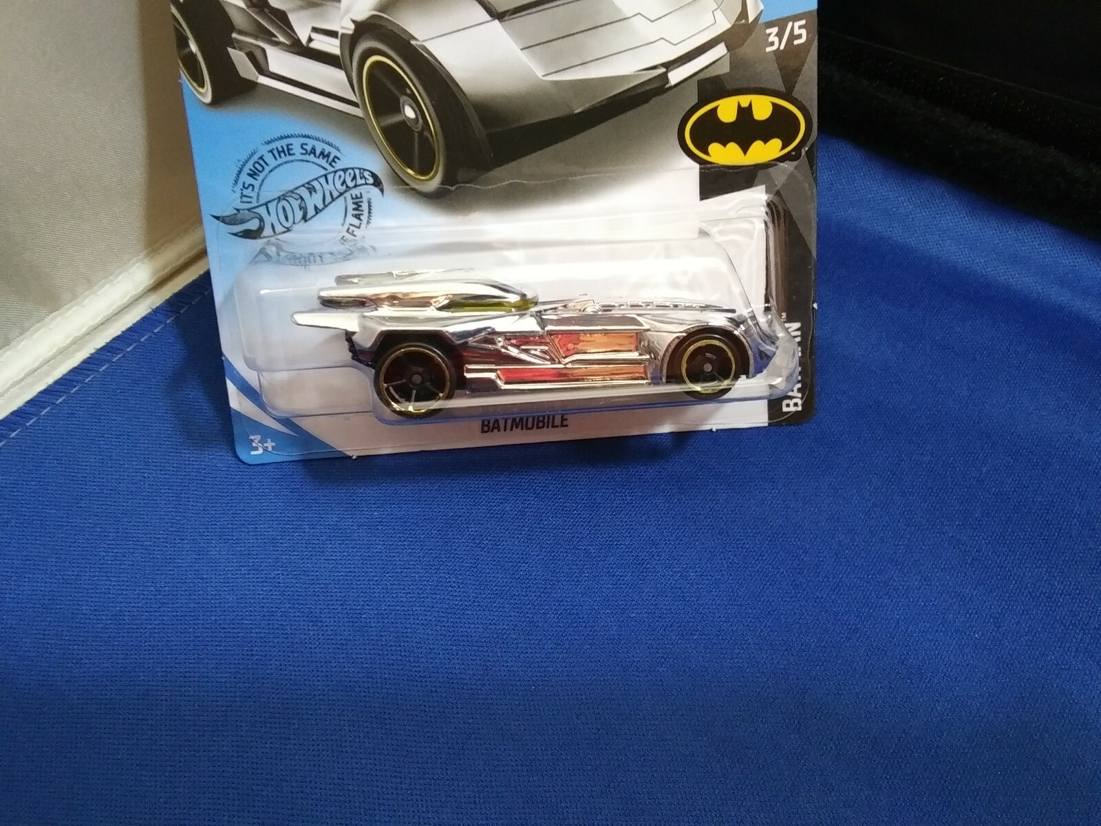 Hot Wheels Batmobile DC Batman Series #3/5 Chrome Die-Cast 1:64 Scale