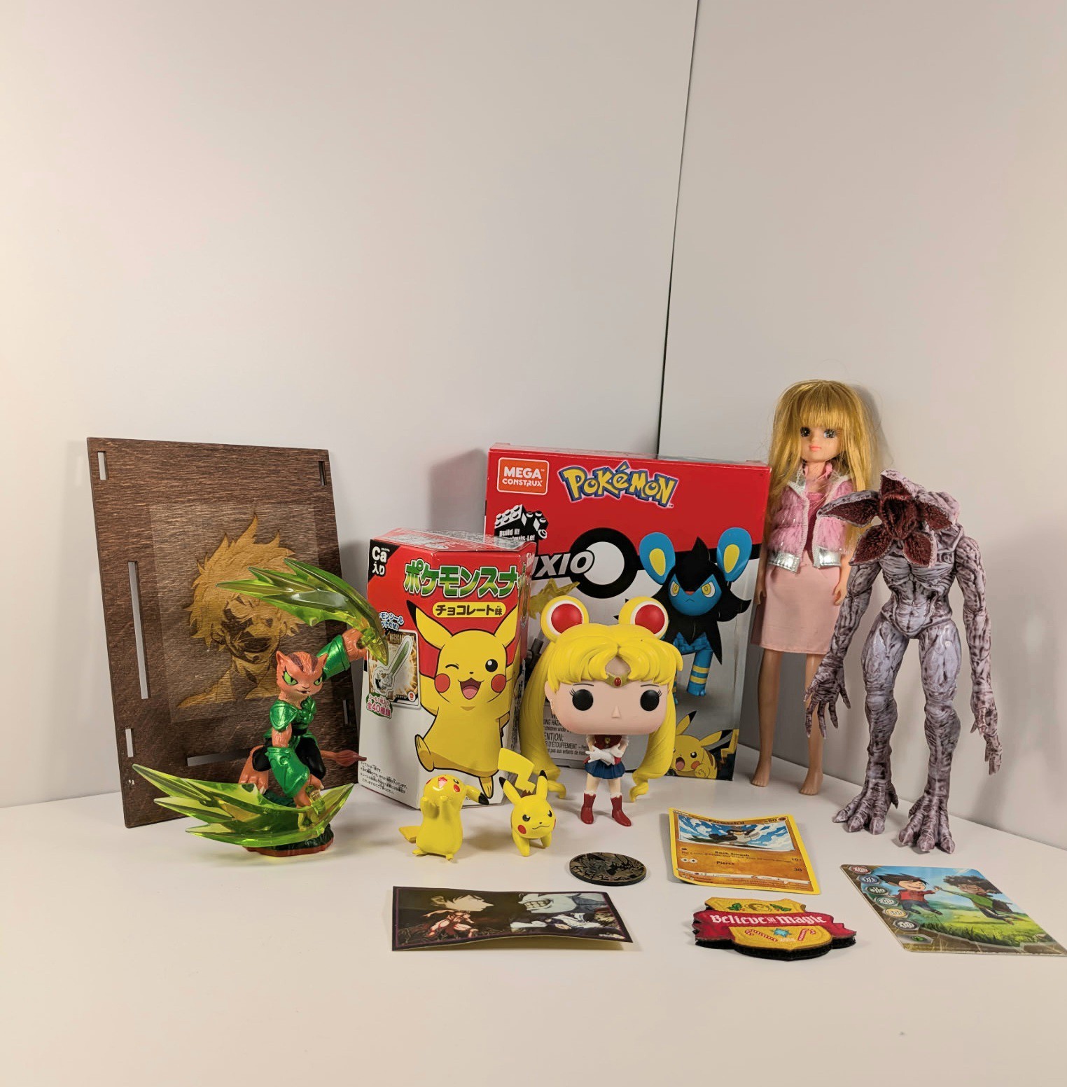 Junk Drawer Lot Pokemon Bakugan Skylanders Takara Sailor Moon Demigorgon
