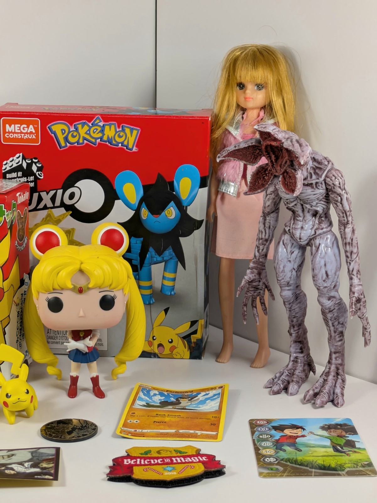 Junk Drawer Lot Pokemon Bakugan Skylanders Takara Sailor Moon Demigorgon