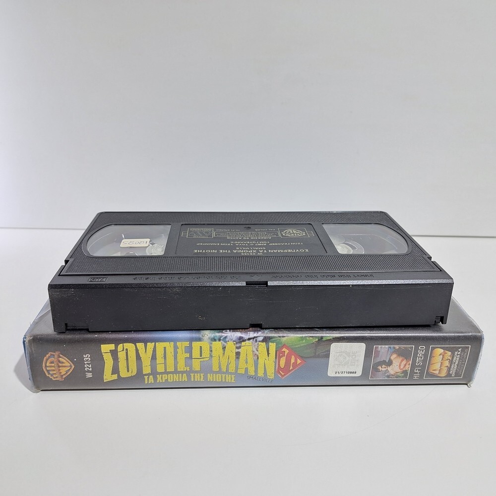 ADVENTURE VHS TAPE Smallville 2001 GREEK SUBS PAL Tom Welling, Kristin Kreuk ZS