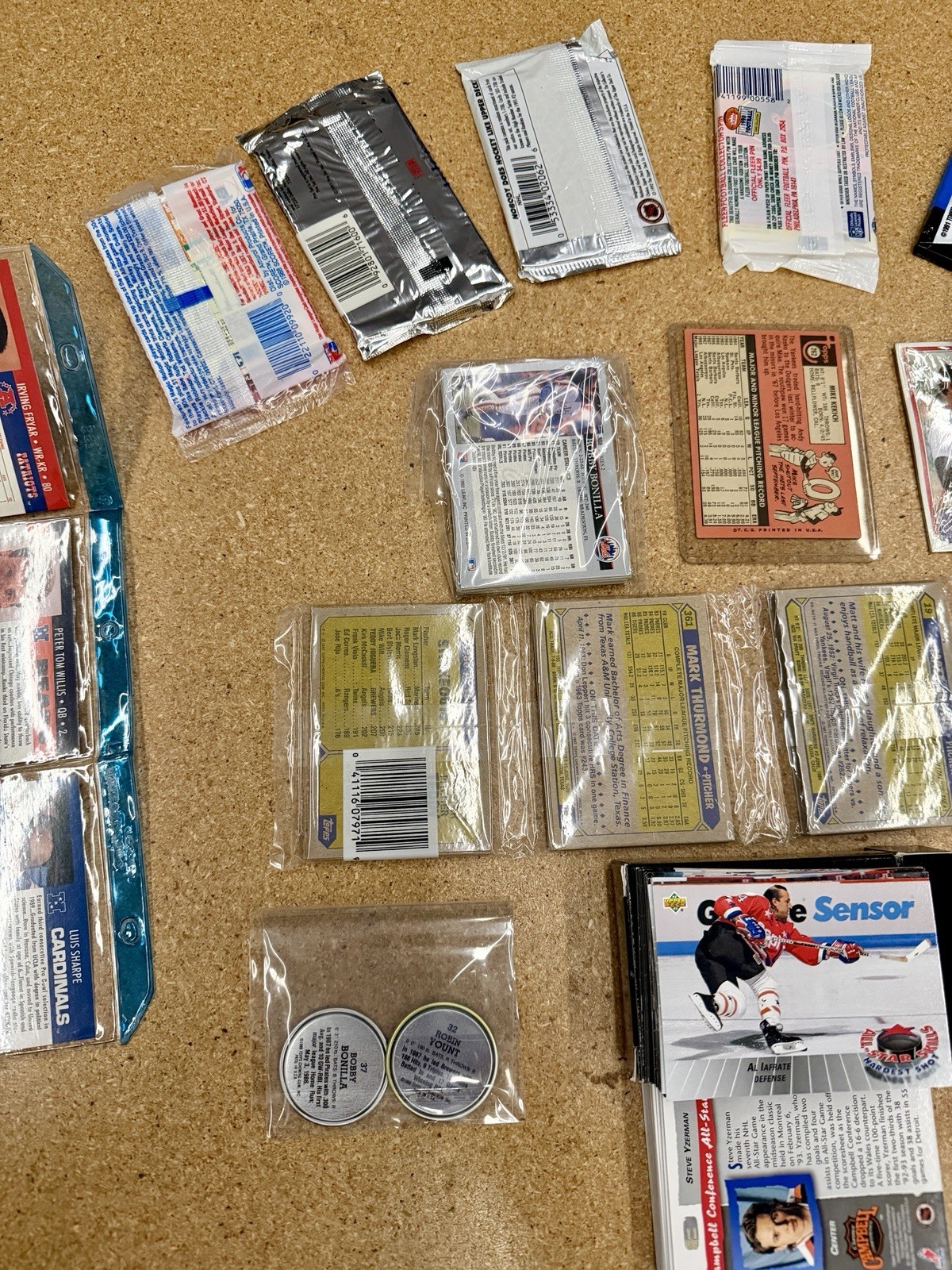 Sports Comics & Coins Collection Lot #1 Football Hockey Baseball Coins Angelus