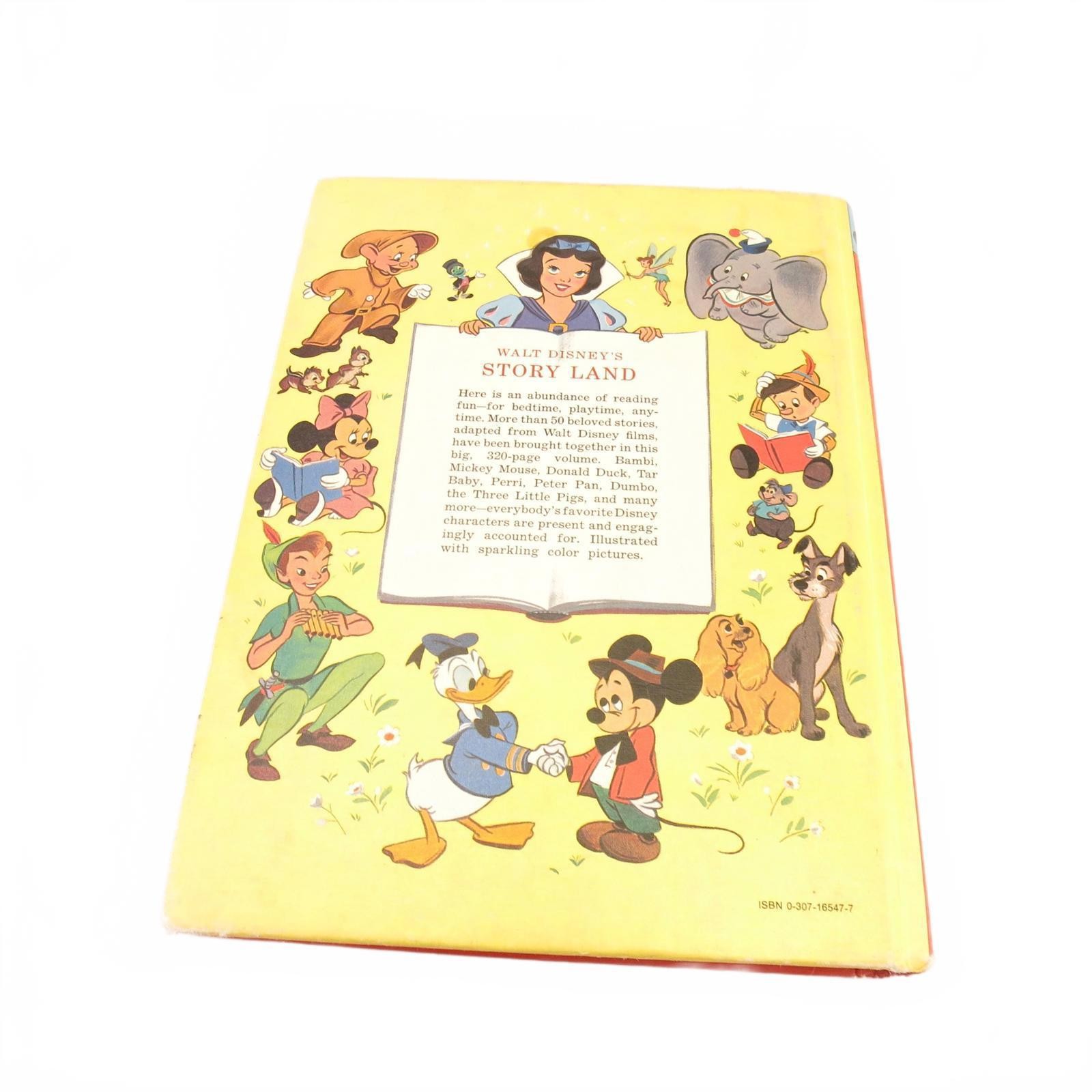 Walt Disney’s Story Land Book Includes 55 Children Stories from Disney 1962