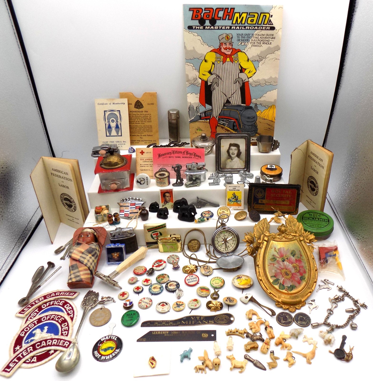 Huge Vintage Antique Collection Junk Drawer Lot MUST SEE! GREAT FOR RESALE!