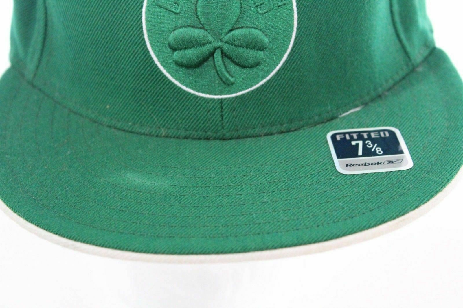 Boston Celtics Reebok Hat – Wool / Acrylic – NBA Green Fitted Cap Size 7 3/8