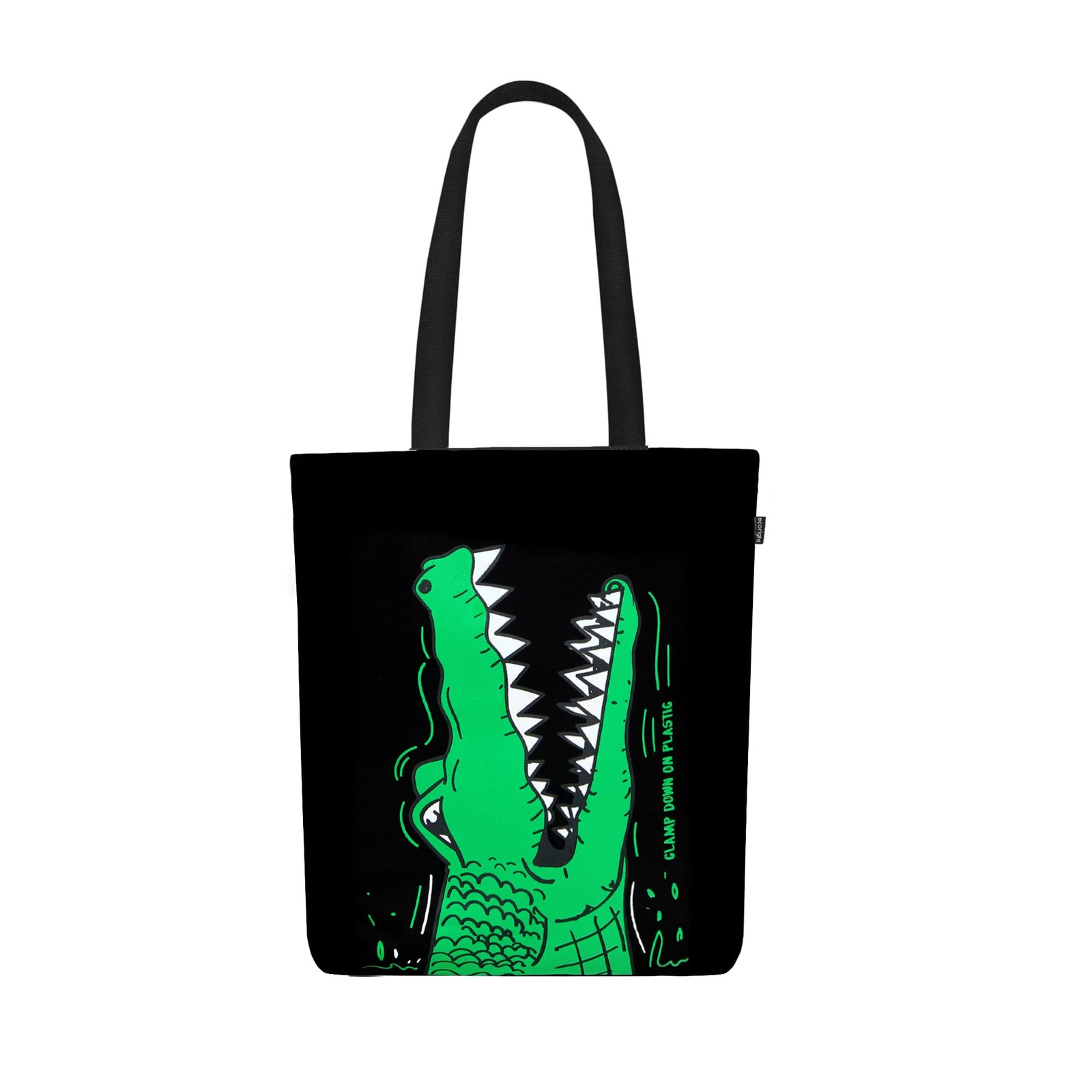 Ecoright Aesthetic Canvas Tote Bag Zipper Beach Grocery Travel Daily