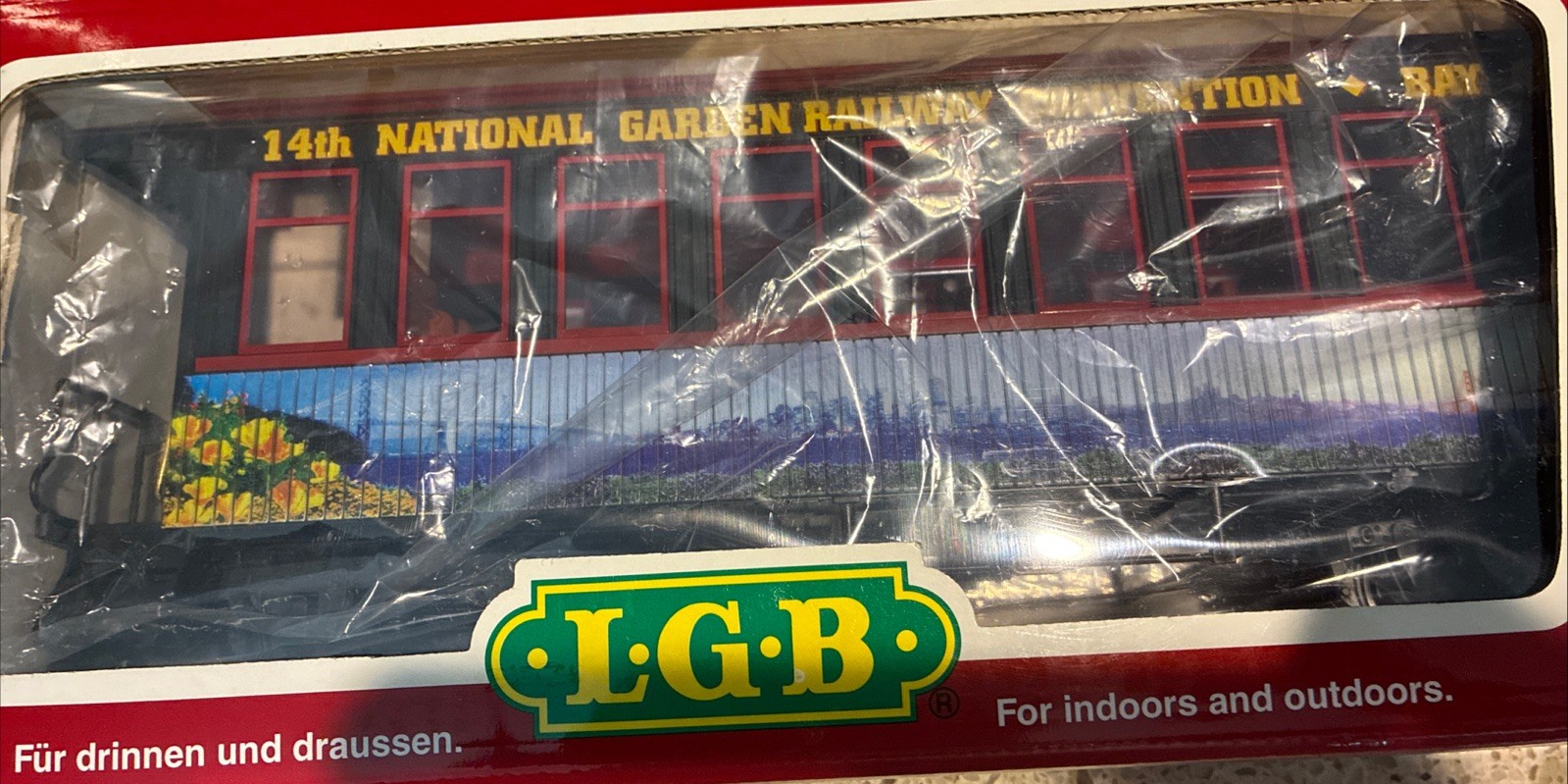 LGB 30808 G Gauge Freight Car – 14th National Garden Railway Convention – Boxed