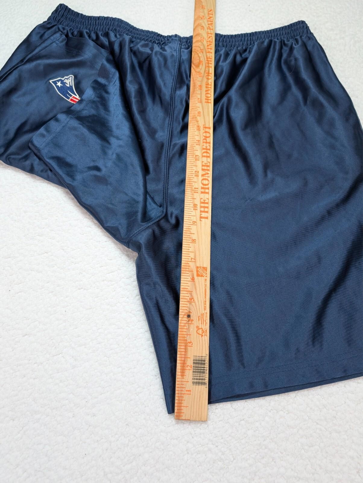 NFL New England Patriots Blue Shorts Mens XL Drawstring NFL Football Mesh