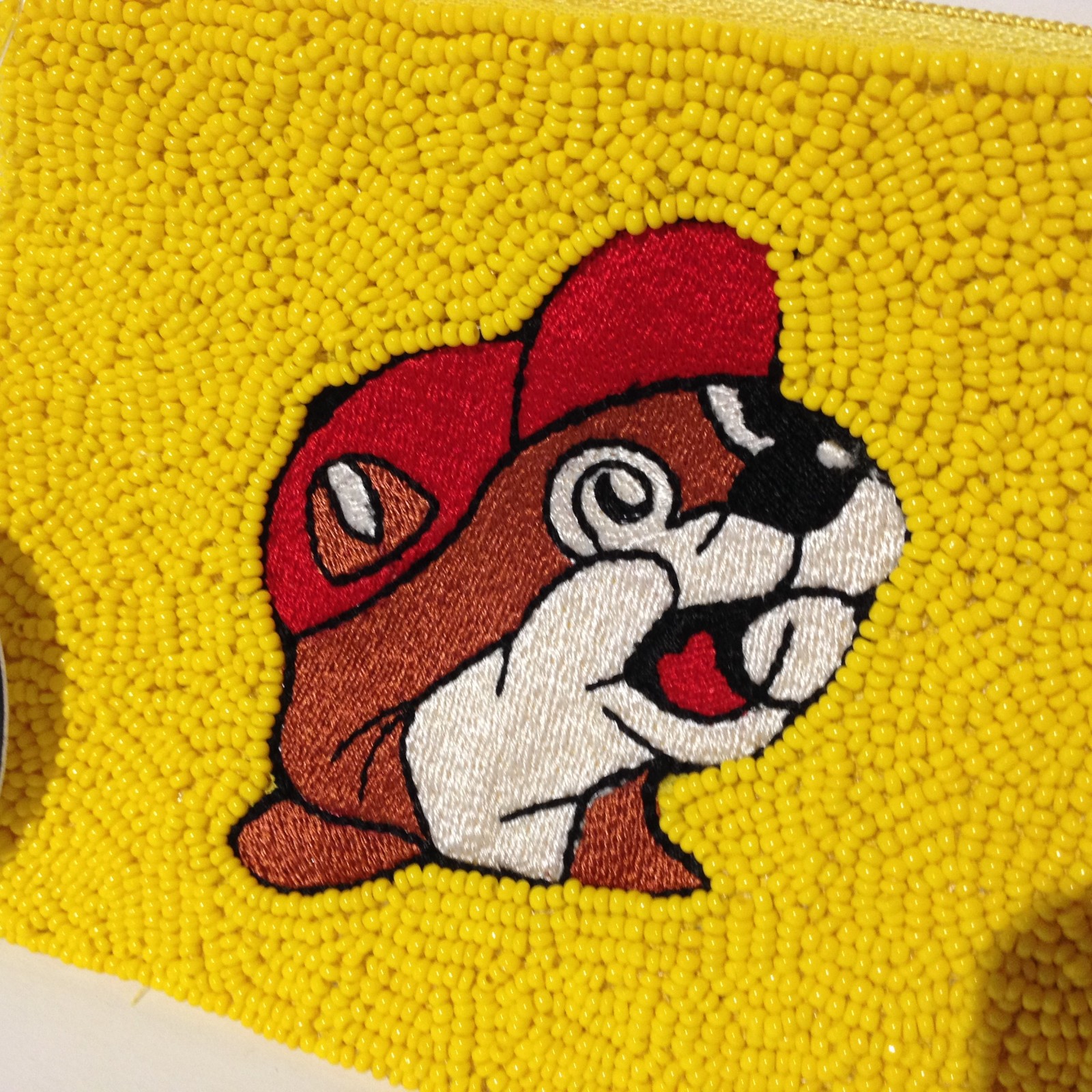Buc-ee’s Souvenir Lot – Mascot Beaver Bag + Plastic Cup + Keychain + Beaded Bag