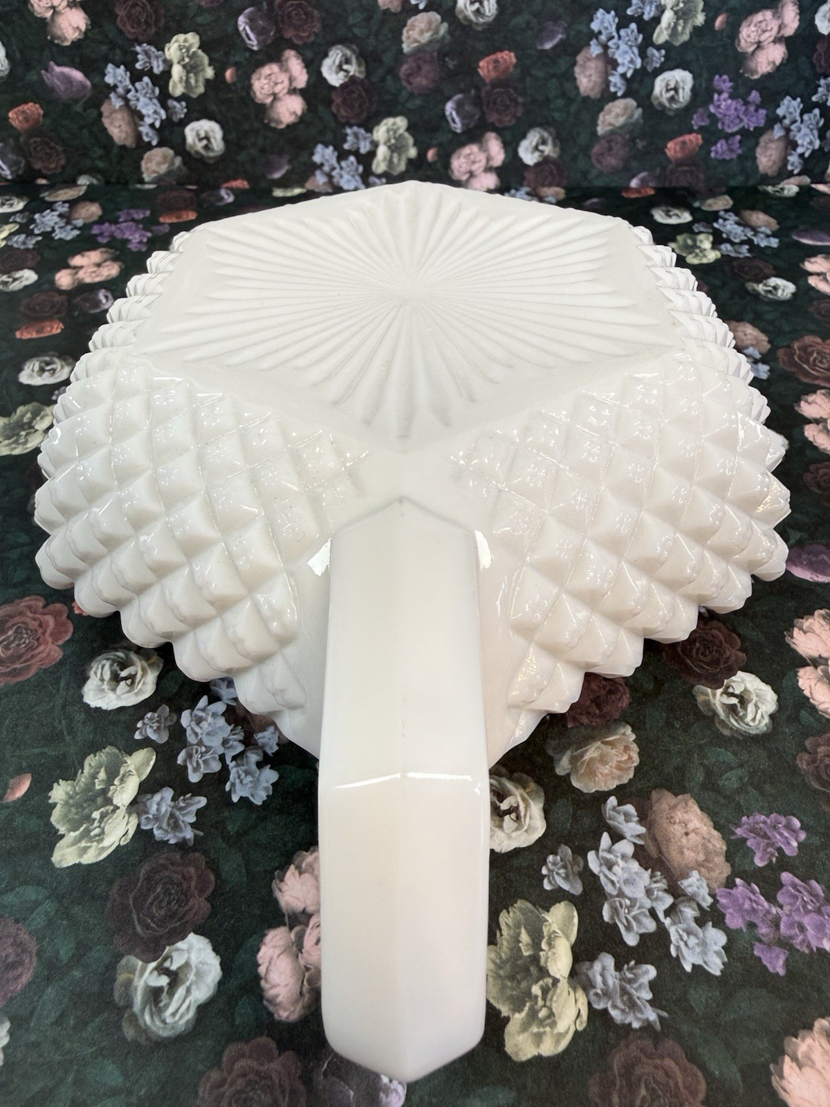 Vintage Westmoreland White English Hobnail Milk Glass Candy Dish