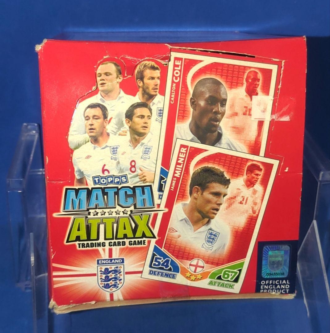 Out of print, limited to 1 box, World Soccer MATCH ATTAX ENGLAND