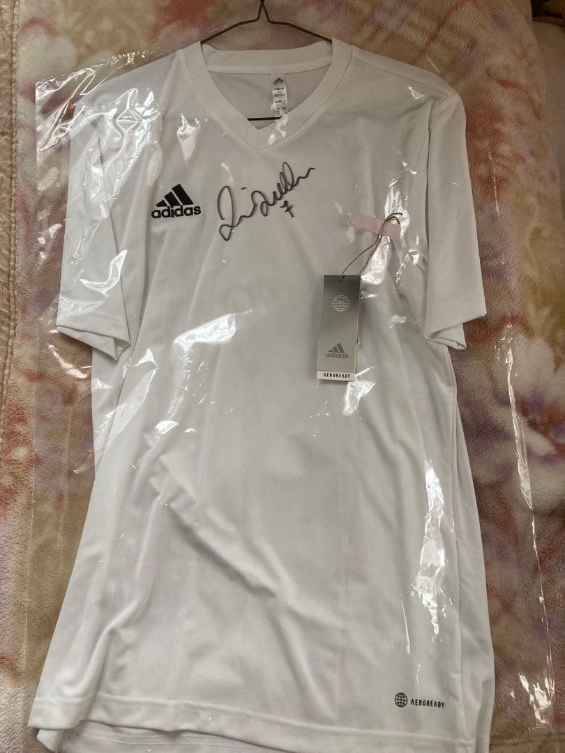 David Beckham Signed Adidas England Man U Jersey Football Autograph Used