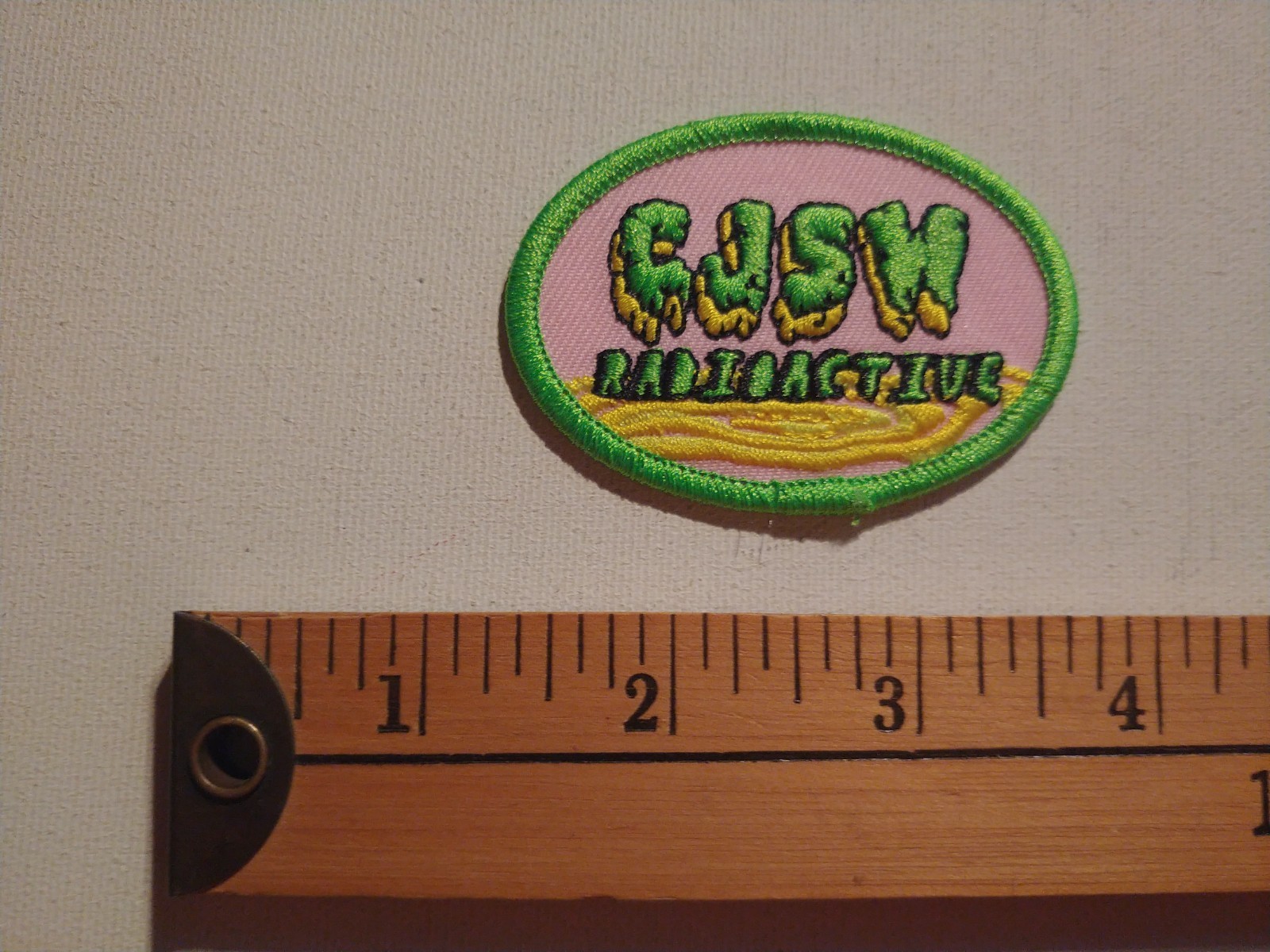 * CALGARY CAMPUS RADIO STATION CJSW FM CREST PATCH BADGE *