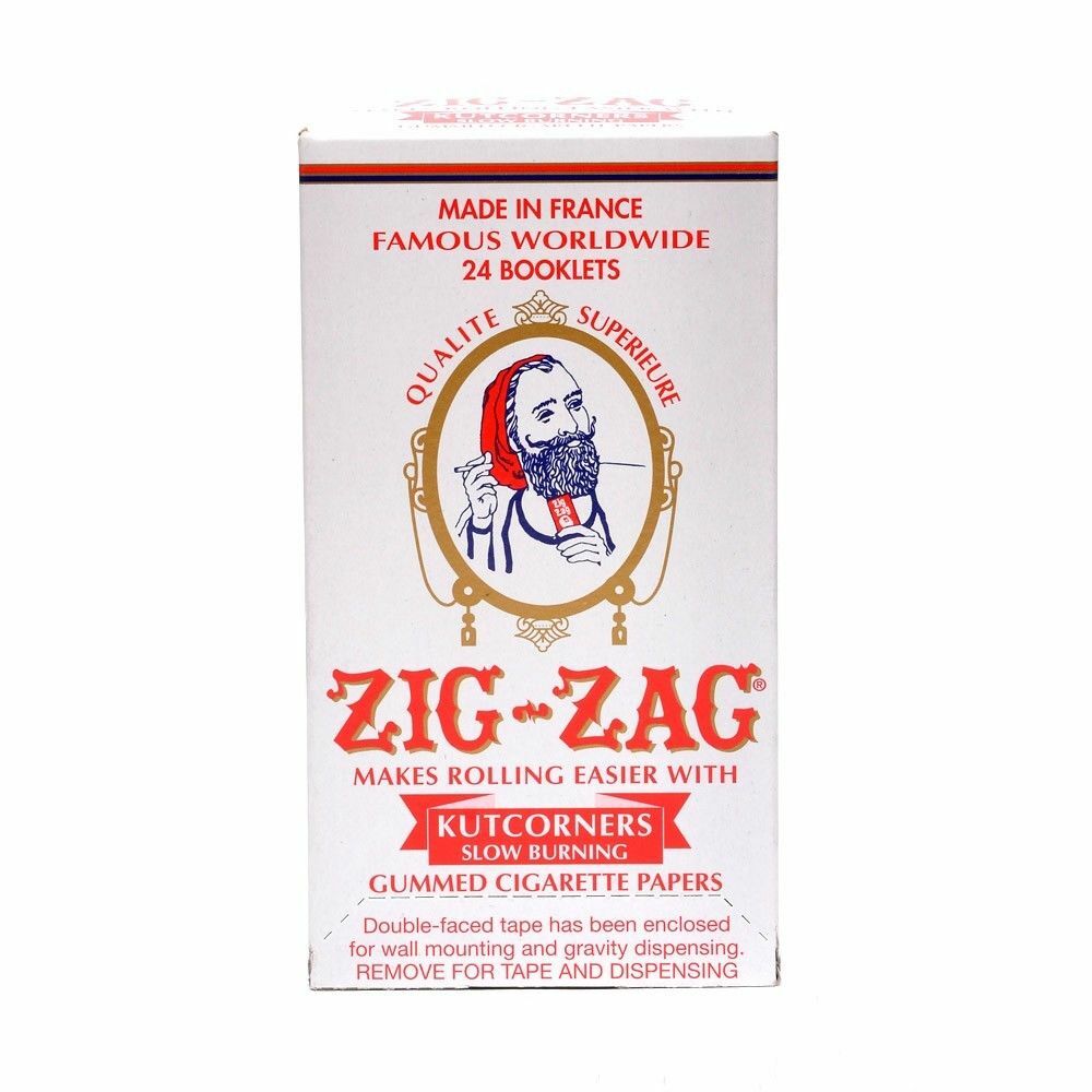 Zig-Zag White KutCorners – 5 PACKS – Zig Zag Rolling Papers Cut Corner