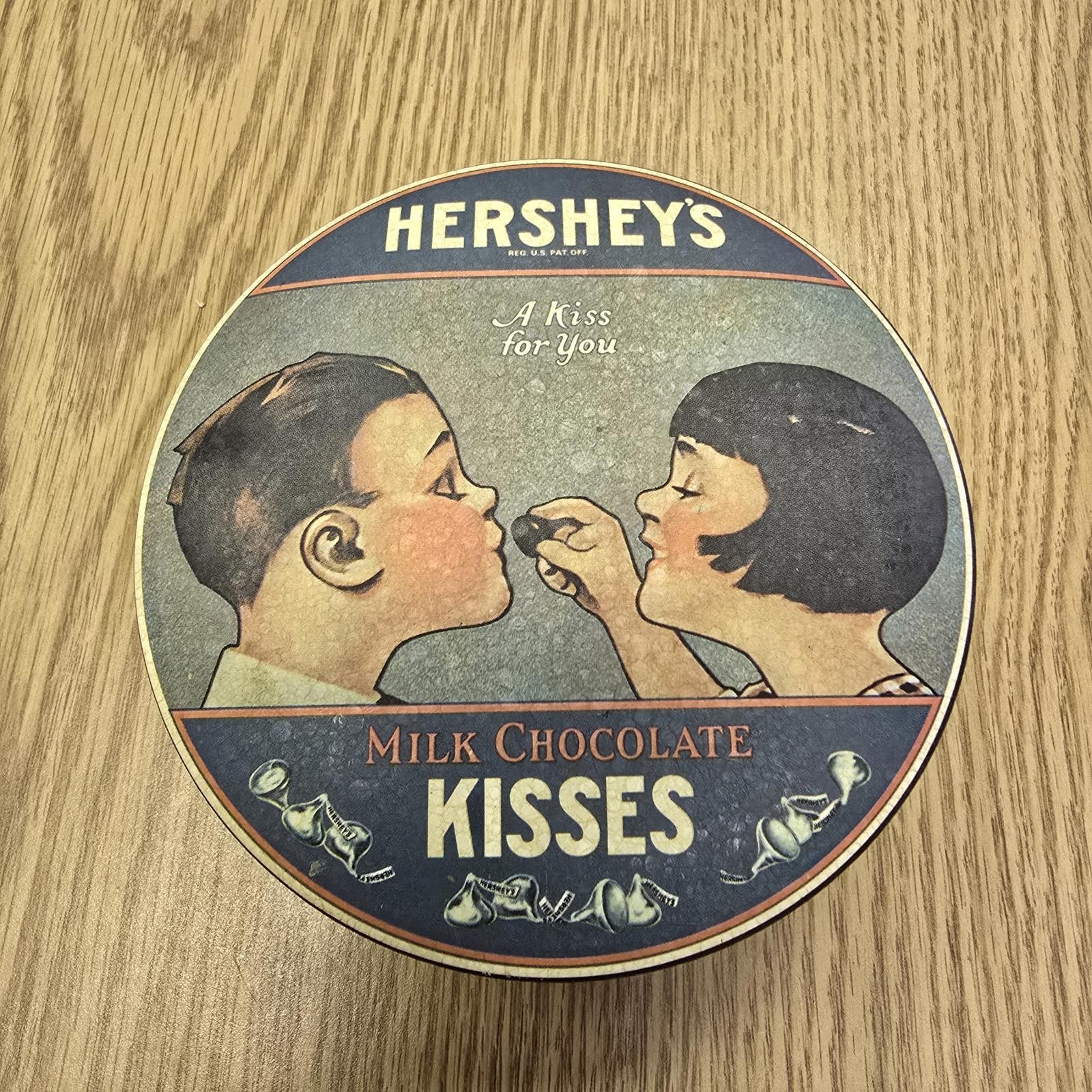 Vintage 1982 Hershey’s Tin – Made in England – Excellent Condition