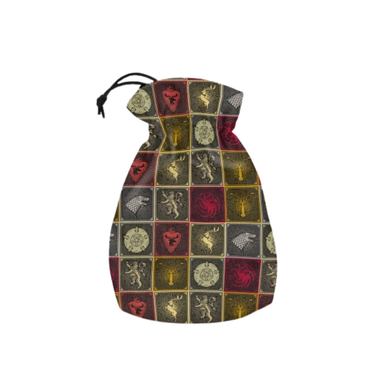 Game of Thrones Sigils Dice Pouch Q Workshop Cotton Bag Holds 63 Dice