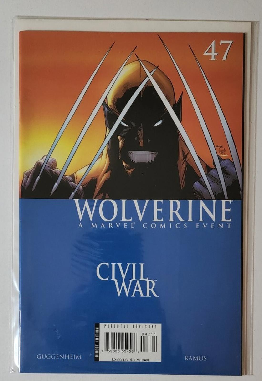 Wolverine #42 45 46 47 Civil War 4 book lot Marvel NM