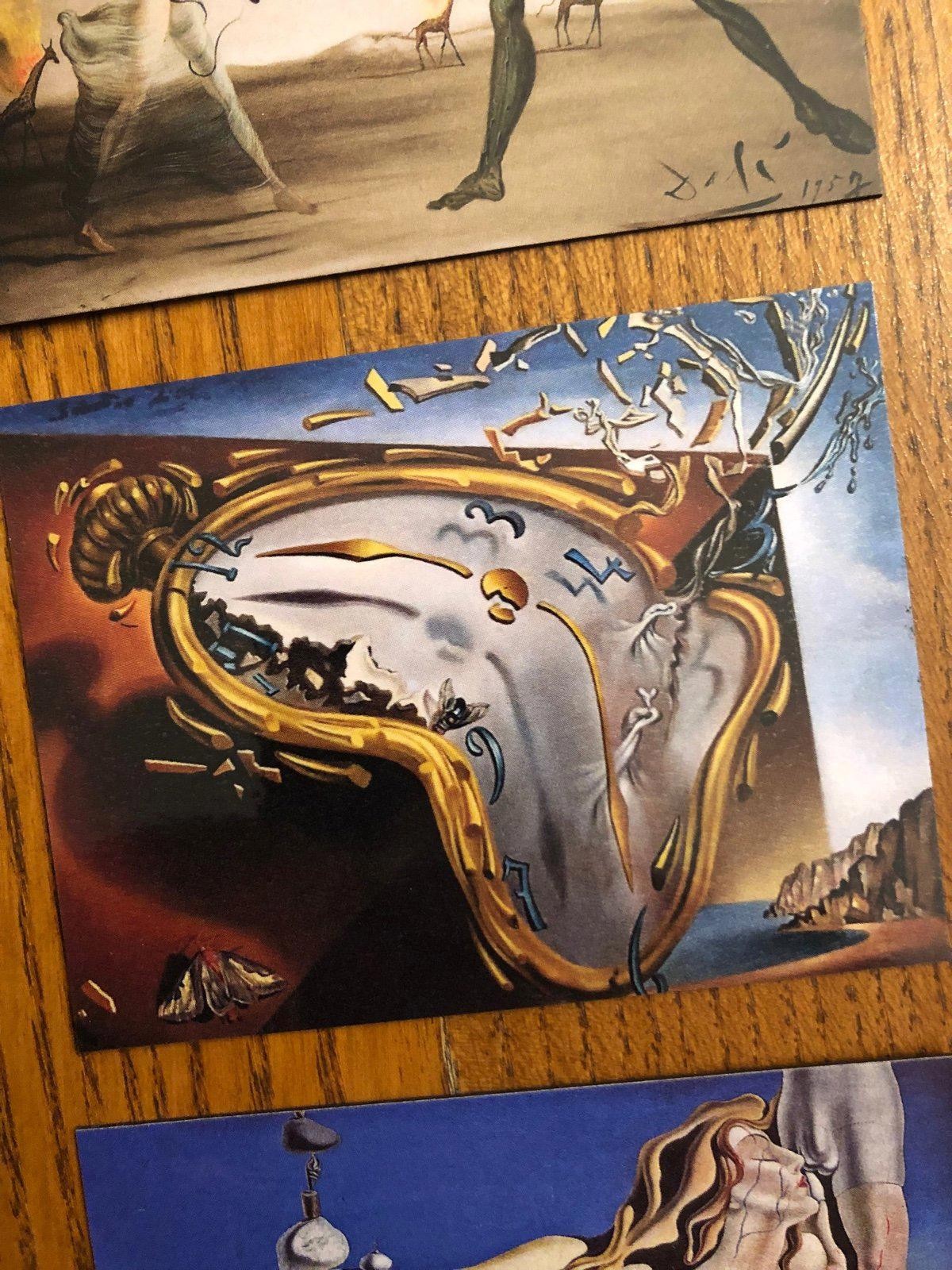 Salvador Dali fridge magnets Surreal modern art fantasy worlds Spanish master