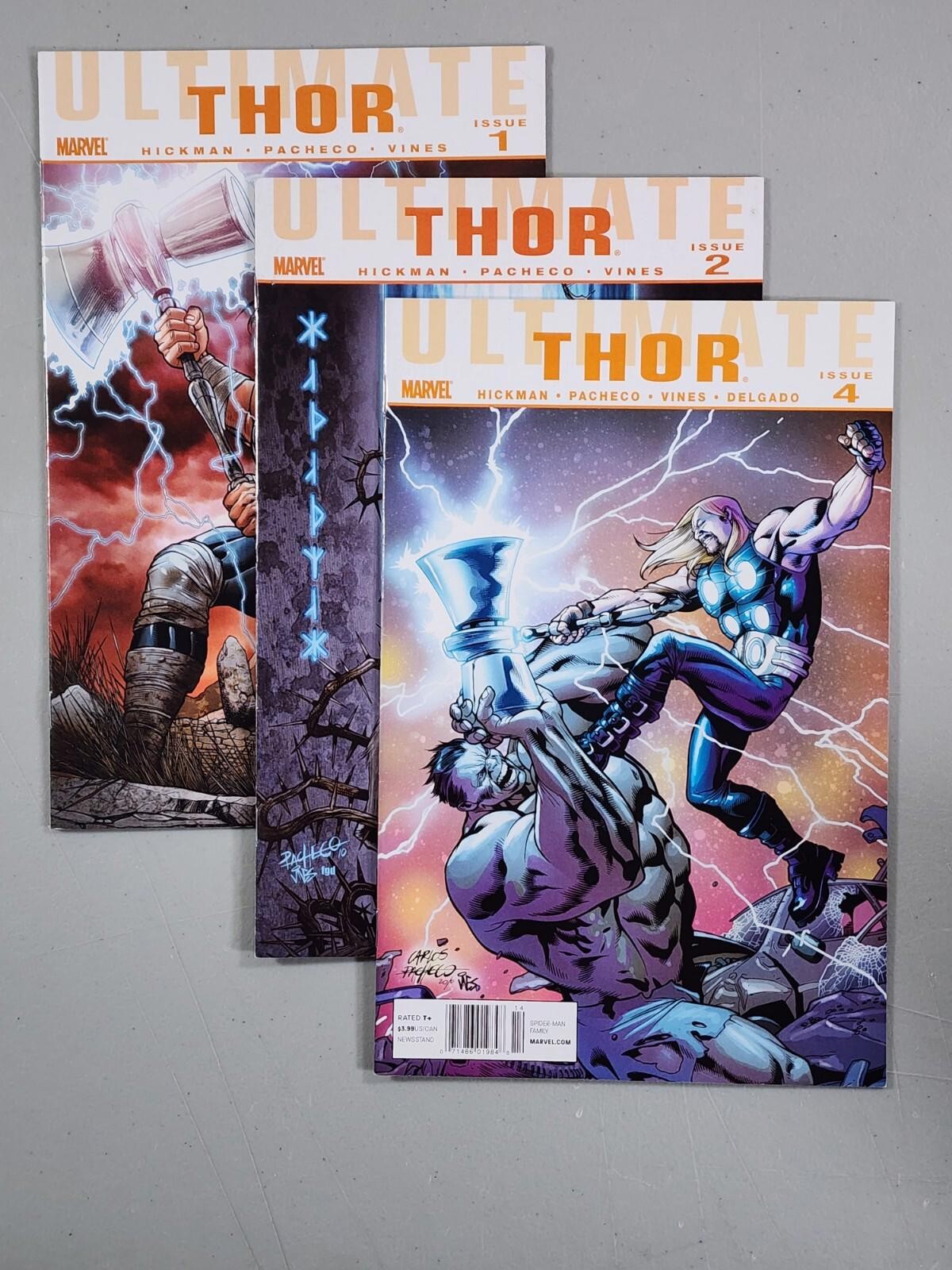 ULTIMATE THOR #1 2 & 4 VF/NM or Better Marvel 2010-11