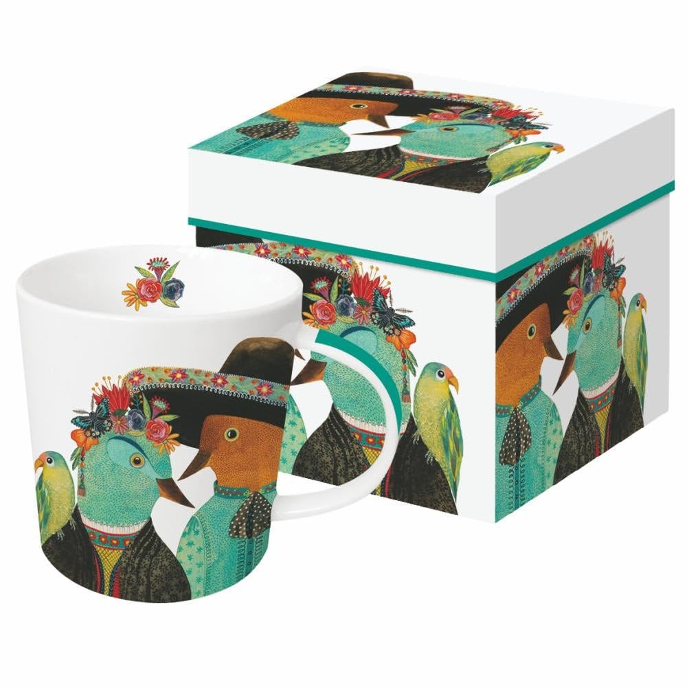 Paperproducts Design Amores Mug, 13.5 oz Bone China, Gift Box Multicolor