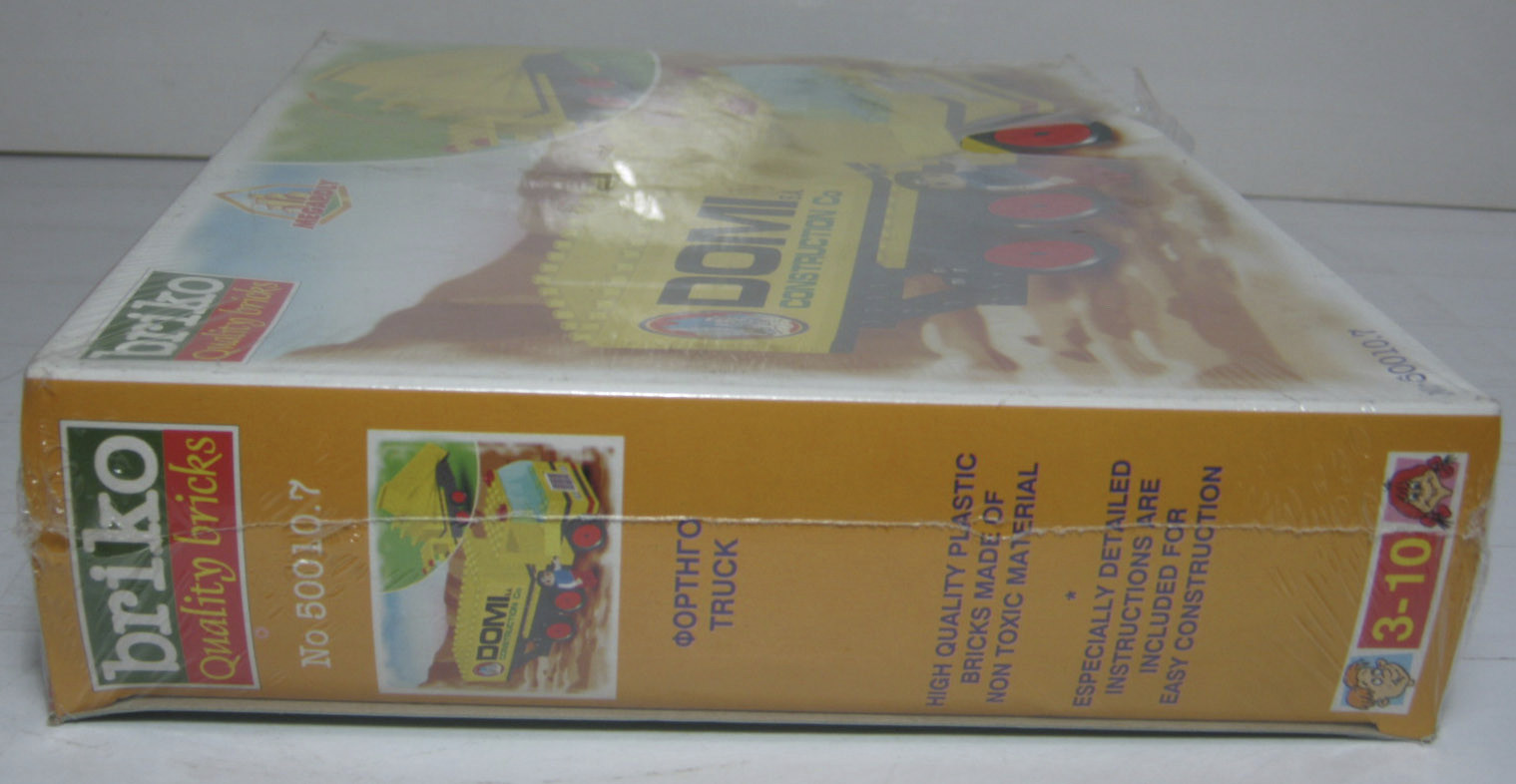 VTG BRIKO QUALITY BRICKS TRUCK MADE IN GREECE NEW MISB SEALED