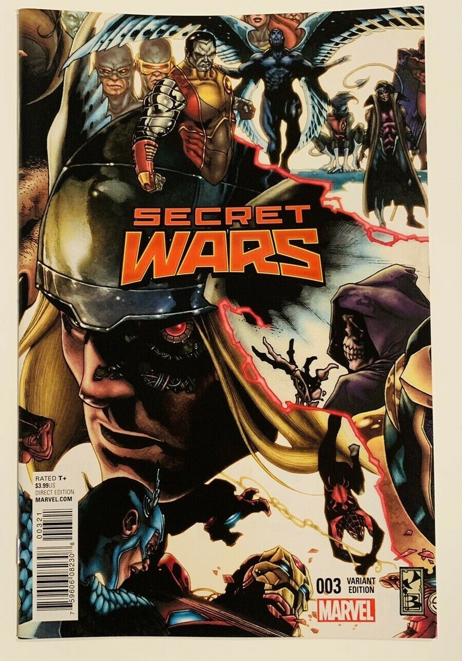 Marvel Secret Wars #3 Connecting Variant Cover Comic DL