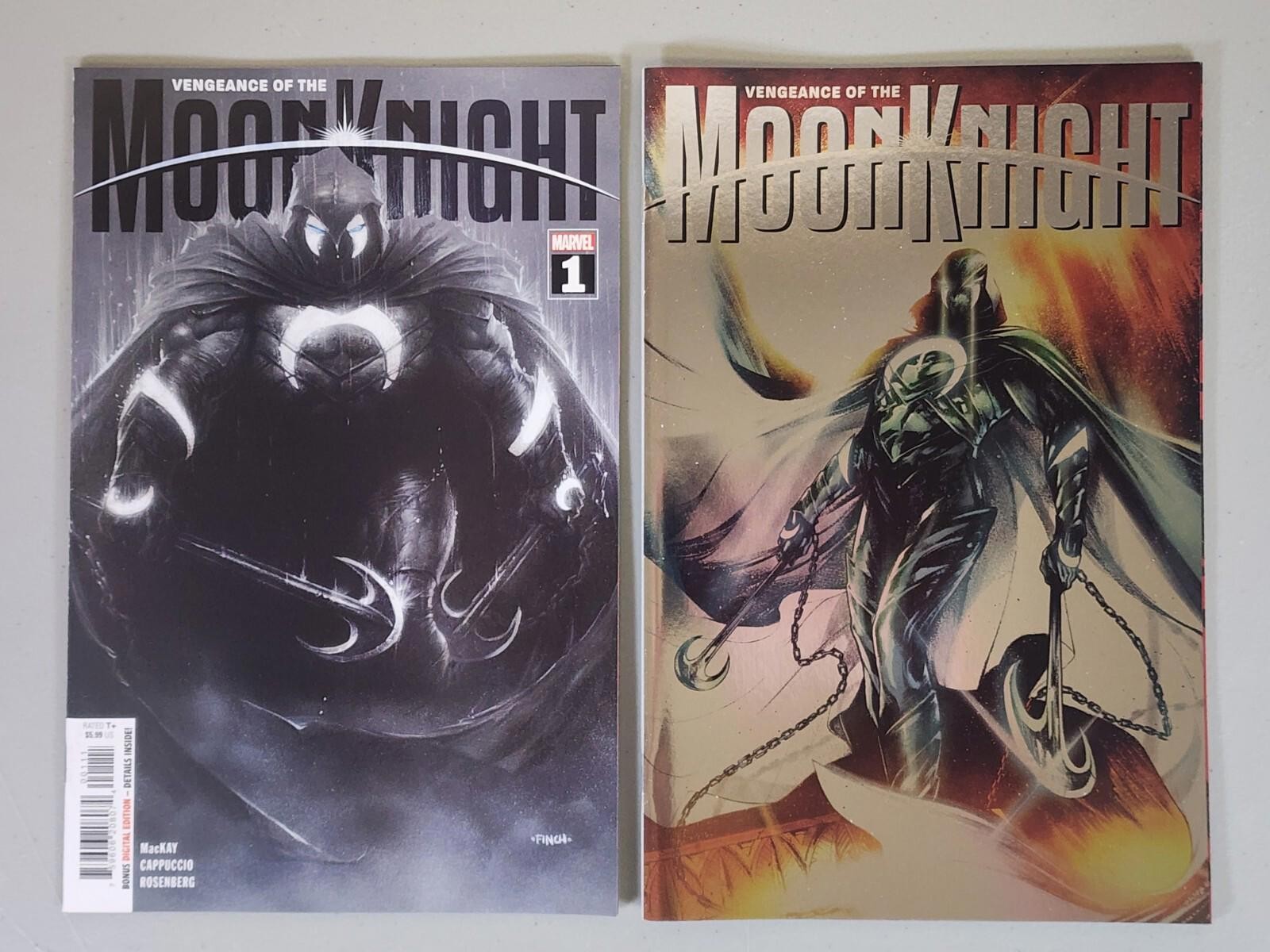 VENGEANCE OF THE MOON KNIGHT #1 NM DAVID FINCH AVENGERS DISNEY+ MARVEL COMICS